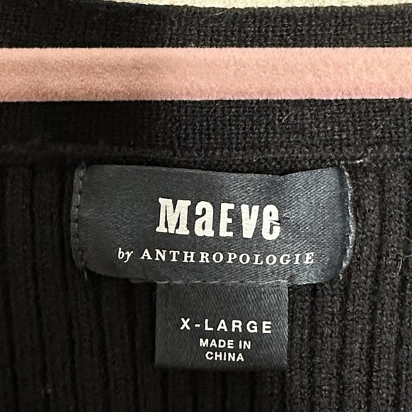 Anthropologie Black Cardigan Sweater - Picture 4 of 9